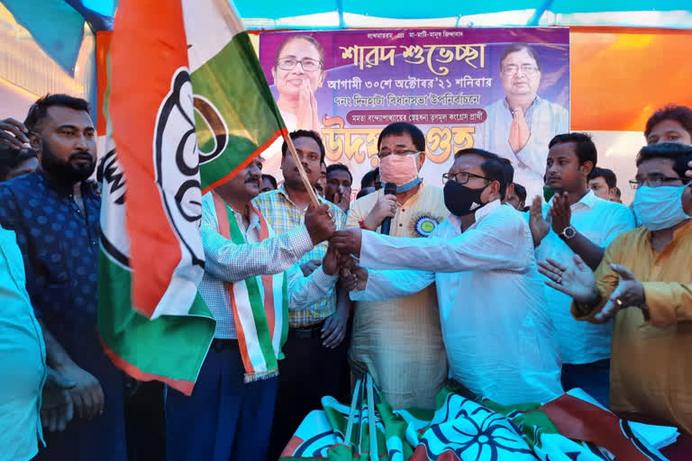 Coochbehar BJP District Secretary Sudeb Karmakar Join to TMC Before Dinhata By Election