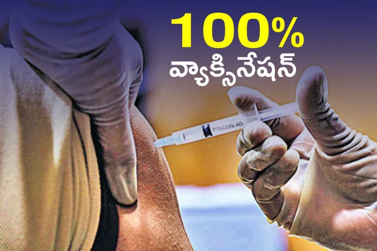 Corona Vaccination in Telangana