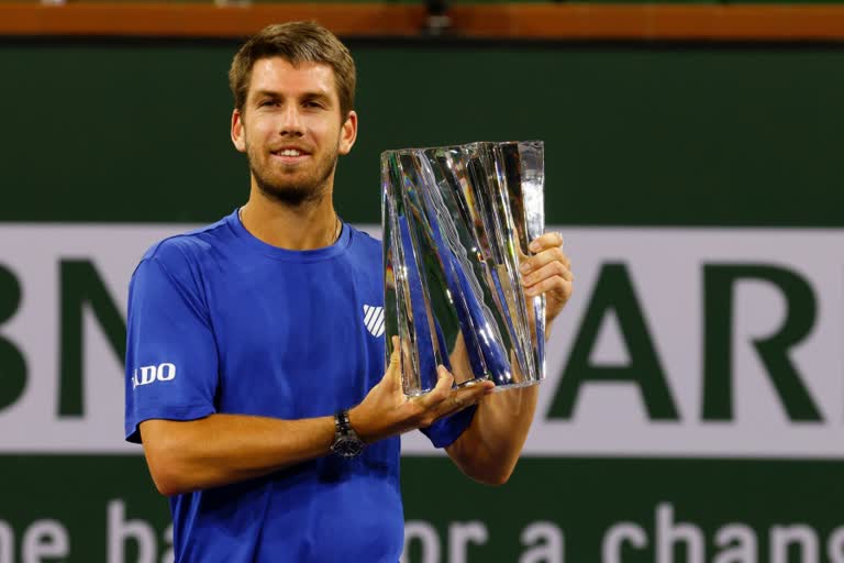 Cameron Norrie  Nikoloz Basilashvili  Indian Wells  ഇന്ത്യന്‍ വെല്‍സ്  കാമറൂണ്‍ നോറി  നിക്കോളാസ് ബസിലാഷ്‌വിലി