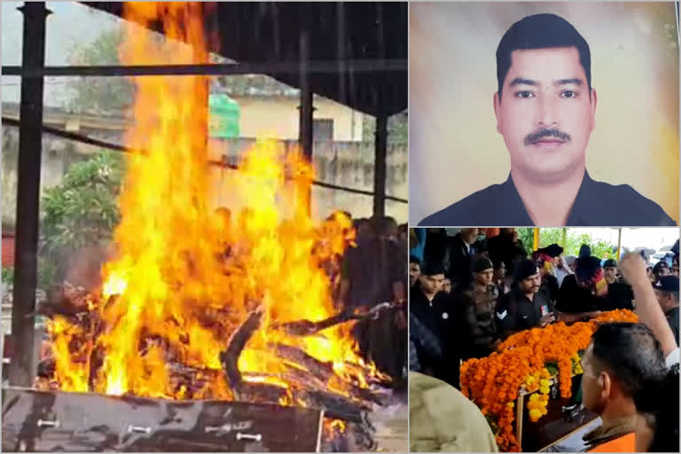 martyr Ajay Singh Rautela funeral