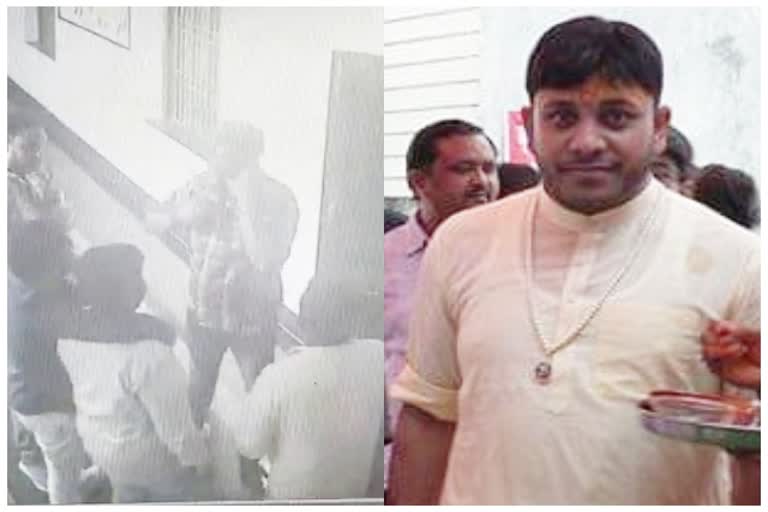 Youth Congress leader was beaten up by Congressmen