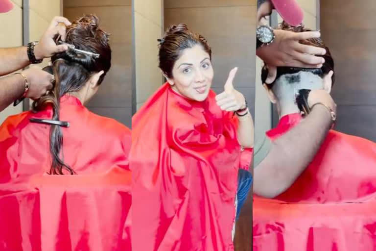 shilpa-shetty-shares-video-of-how-her-bold haircut-happened