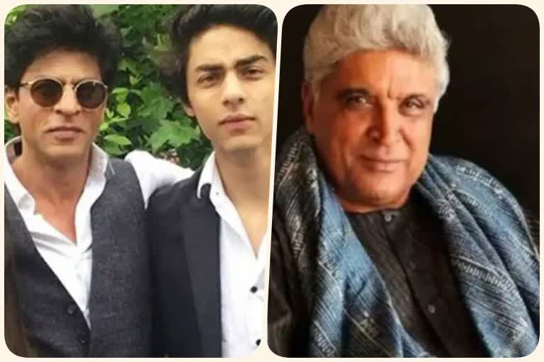 Javed akhar comes to support aryan khan