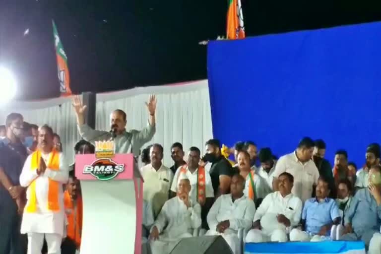 CM basavaraj bommai election campaign in sindagi