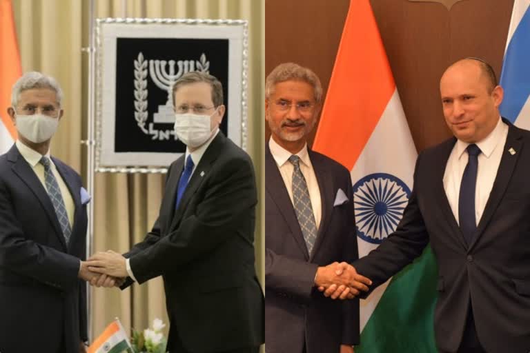 Jaishankar meets Israeli President Isaac Herzog and pm naftali bennett