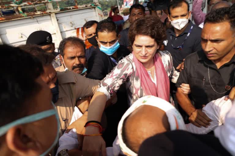 Priyanka Gandhi Detained