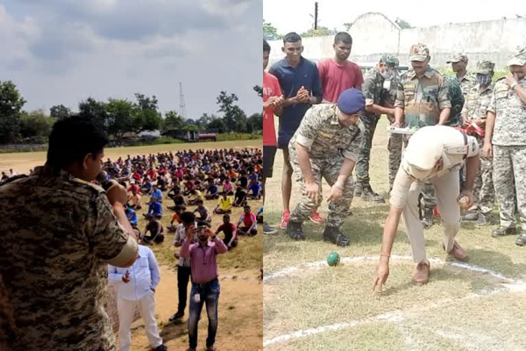 Training of youth to deal with Naxalites in Kanker