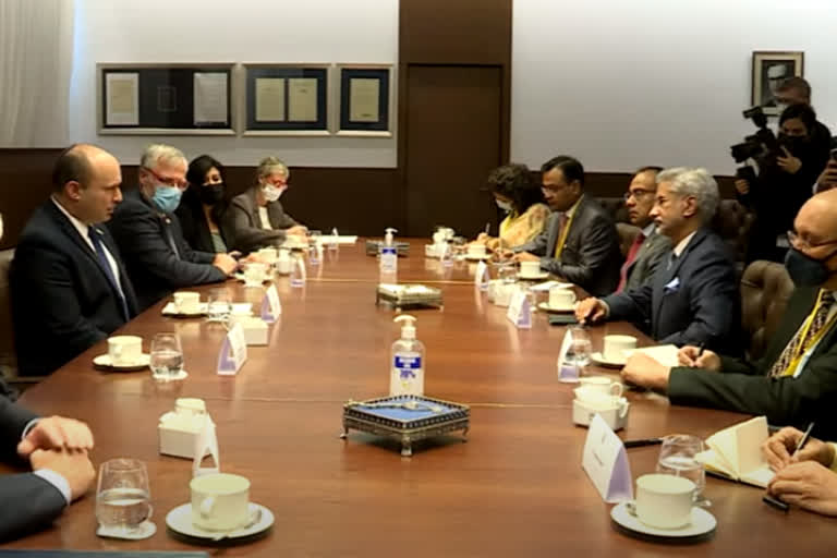 EAM Jaishankar discusses ways with Israeli PM to bolster India-Israel strategic ties