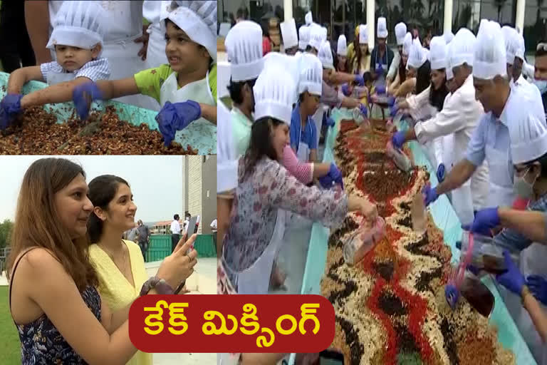 Cake Mixing ceremony