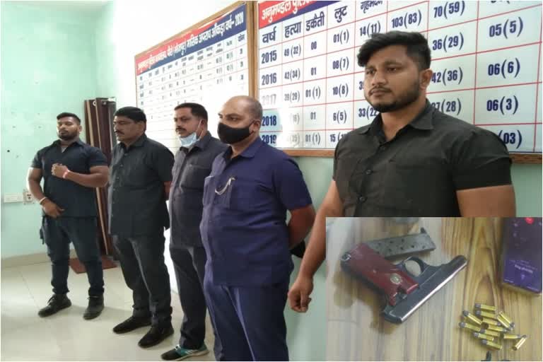 भोजपुर में मुखिया के साथ 6 लोग गिरफ्तार