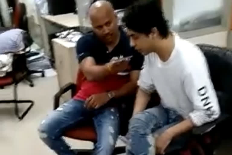 Shiv Sena mp Sanjay Raut tweets New video of Aryan Khan in custody and raises questions