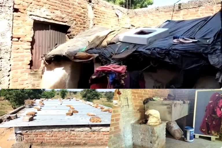houses of poor lying incomplete in Shivpuri