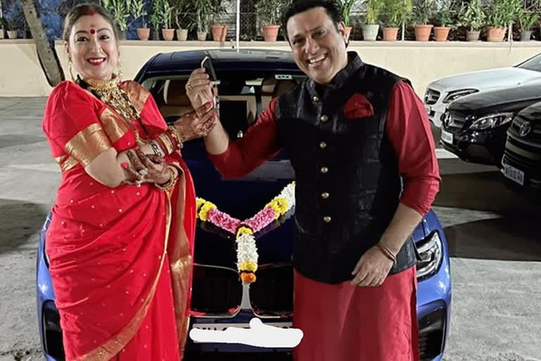 govinda gifts bmw to wife on karwa chauth