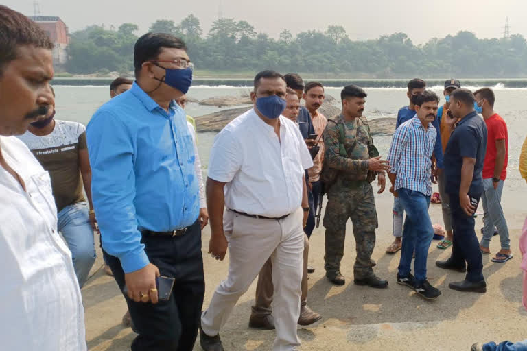 banna gupta inspected river ghats in jamshedpur