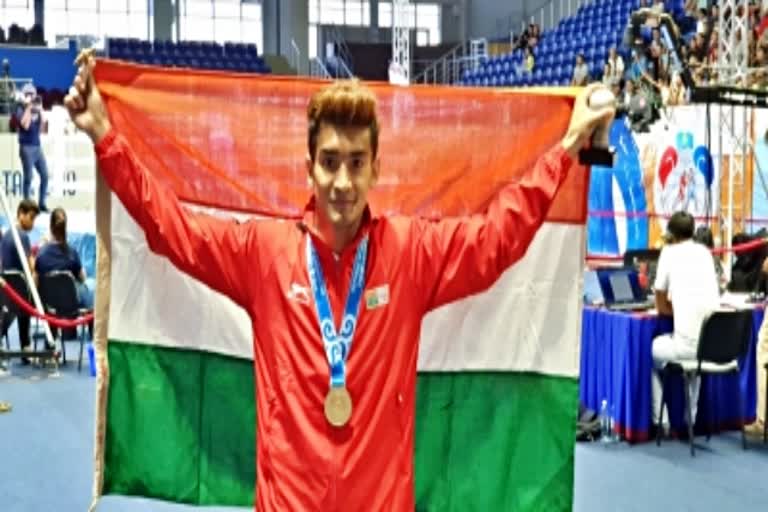 Shiva Thapa won the first match  Shiva Thapa  Sports News in Hindi  खेल समाचार  Men World Boxing Championship  Boxing Championship  पुरुष विश्व मुक्केबाजी चैंपियनशिप  मुक्केबाजी चैंपियनशिप  शिवा थापा