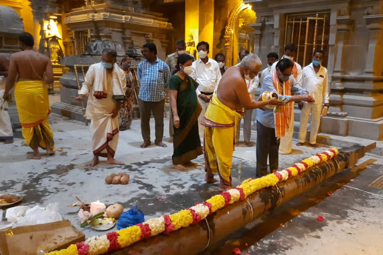 yadagirigutta temple opening date, sri lakshmi narasimha swamy temple