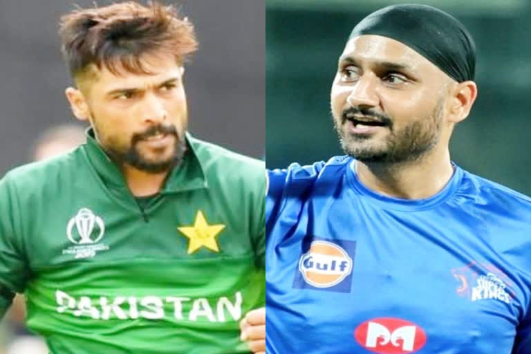 Harbhajan vs Amir  Harbhajan Singh  Mohammad Amir  Twitter Battle  स्पॉट फिक्सिंग  खेल समाचार  Sports News in Hindi  Sports Reaction  harbhajan singh vs mohammad amir  harbhajan vs amir twitter battle