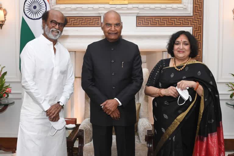 Rajinikanth meets Prime Minister Narendra Modi, President Ram Nath Kovind