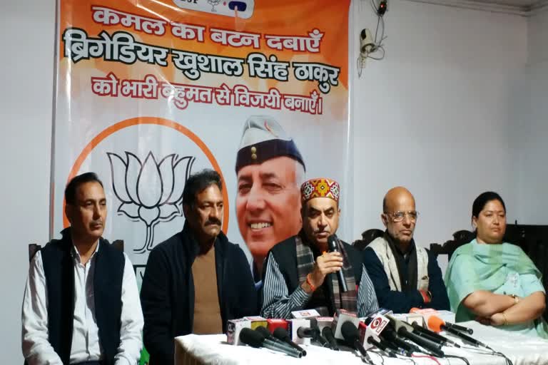 himachal-bjps-co-in-charge-sanjay-tandon-targeted-congress-on-the-issue-of-familyism