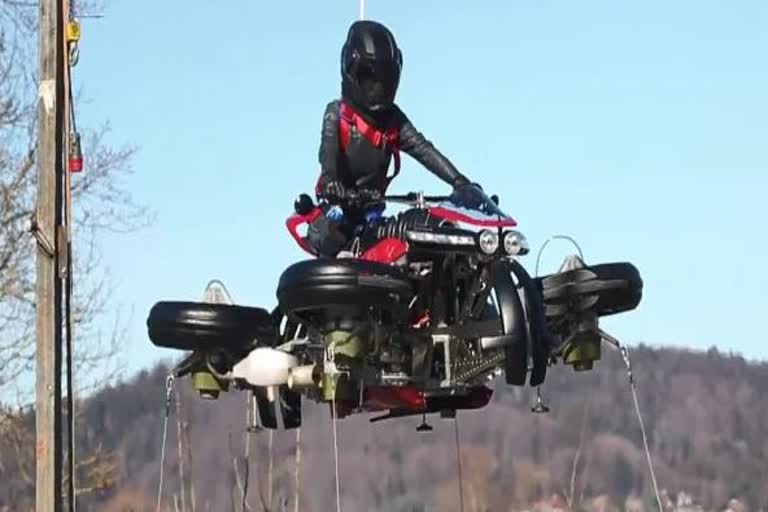 World's first Flying Bike