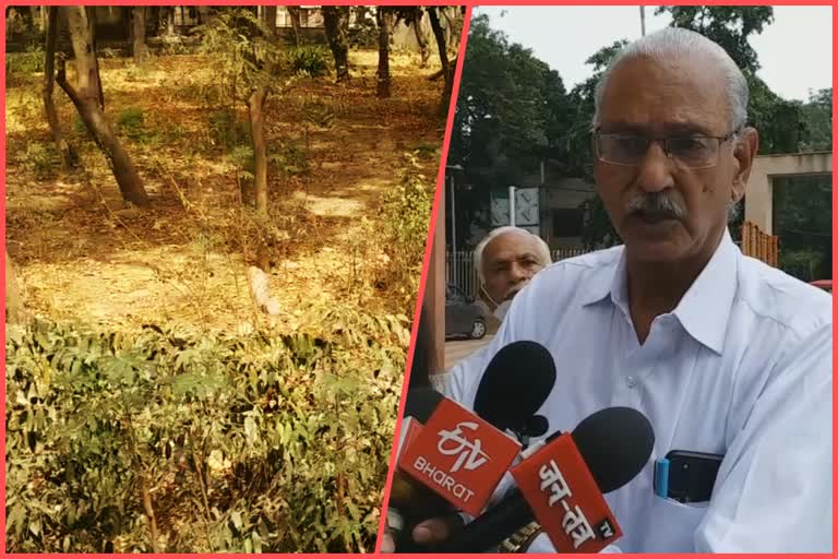 West Delhi park are in plight condition Due to the negligence of the corporation