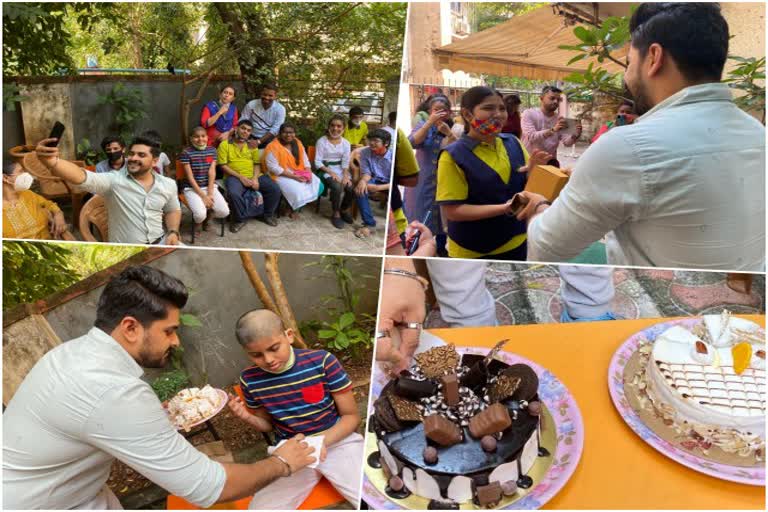 shubhankar tawde celebrates birthday with special children