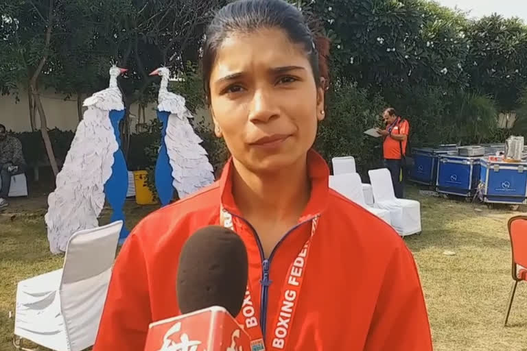 Telangana's Nikhat Zareen clinches gold in Women's National Boxing C'ships