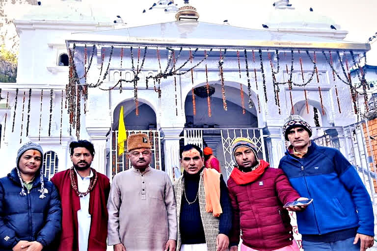 Ajay Kothiyal reached Gangotri Dham