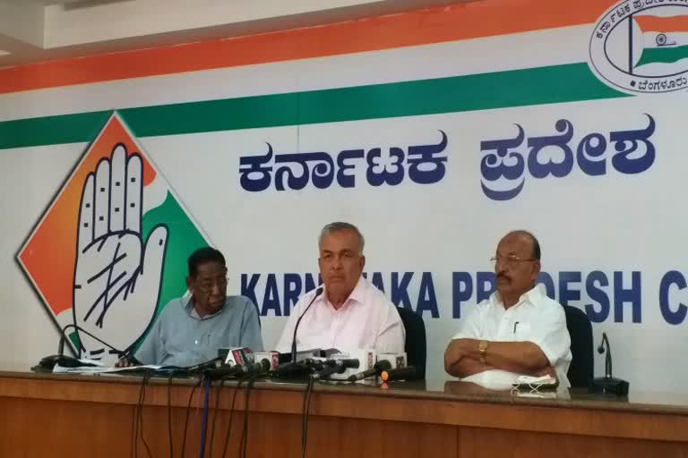 Ramalingareddy outrage against bjp in pressmeet