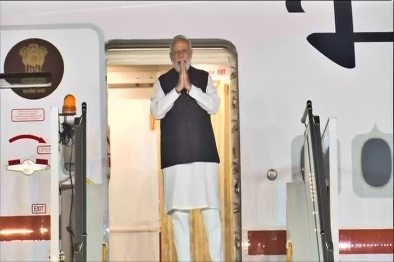 Prime Minister Narendra Modi departs, Prime Minister Narendra Modi departs for Italy, Prime Minister Narendra Modi departs for Italy and UK, Prime Minister Narendra Modi, Prime Minister Narendra Modi news, ಪ್ರಧಾನಿ ನರೇಂದ್ರ ಮೋದಿ ಪ್ರಯಾಣ, ಪ್ರಧಾನಿ ನರೇಂದ್ರ ಮೋದಿ ಇಟಲಿಗೆ ಪ್ರಯಾಣ, ಪ್ರಧಾನಿ ನರೇಂದ್ರ ಮೋದಿ ಇಟಲಿ ಮತ್ತು ಯುಕೆಗೆ ಪ್ರಯಾಣ, ಪ್ರಧಾನಿ ನರೇಂದ್ರ ಮೋದಿ, ಪ್ರಧಾನಿ ನರೇಂದ್ರ ಮೋದಿ ಸುದ್ದಿ,