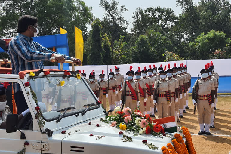 passing out parade in jap 2 in ranchi