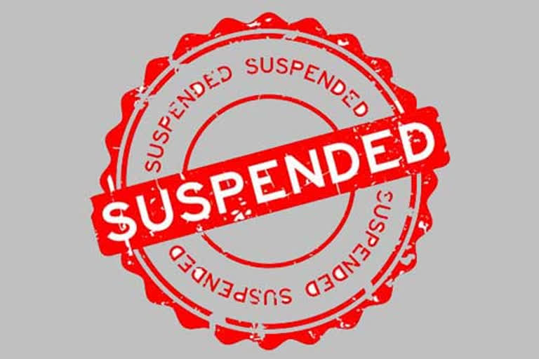 Suspension on the constable who conducted the betting