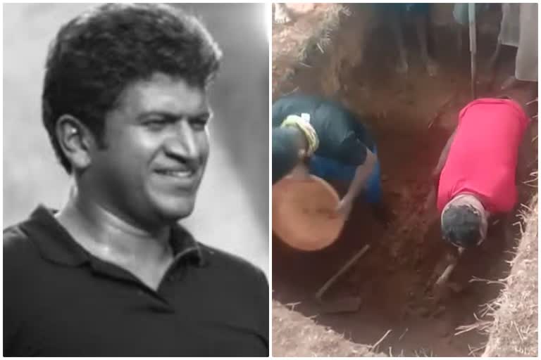 puneeth  rajkumar  grave to set  near his parents grave