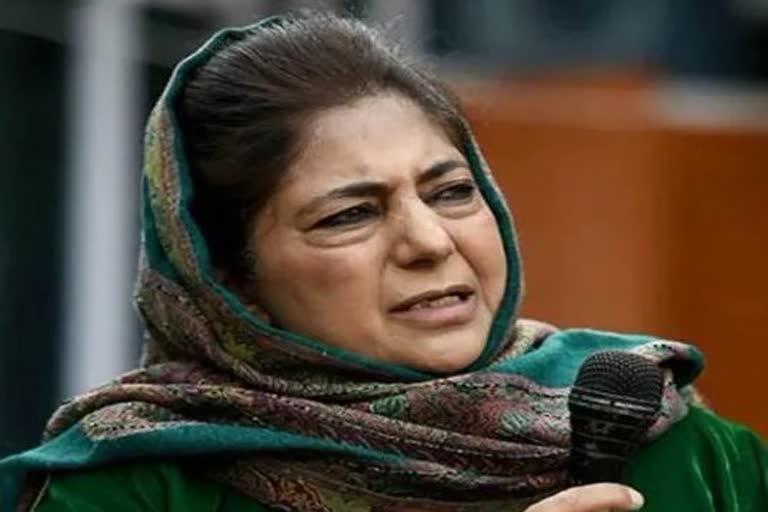 PDP President Mehbooba Mufti writes to PM Modi regarding the arrests of three Kashmiri students