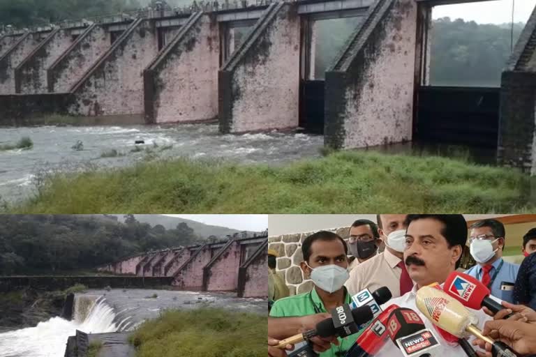 mullaperiyar dam  dam opening  mullaperiyar dam opening updates  മുല്ലപ്പെരിയാര്‍ ഡാം  മുല്ലപ്പെരിയാര്‍ ഡാം തുറന്നു  കേരളത്തില്‍ മഴ  കേരളം മഴ  മഴ കേരളം  ഡാം തുറന്നു