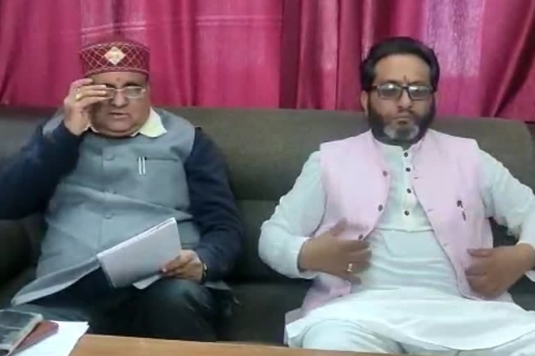 MLA Mahendra Bhatt accuses Chamoli district panchayat president