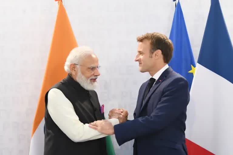 PM Modi holds talks with France's Macron