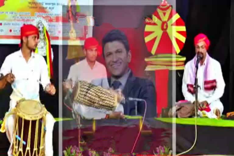 Yakshagana artists pay last tribute to Puneeth Rajkumar via a song