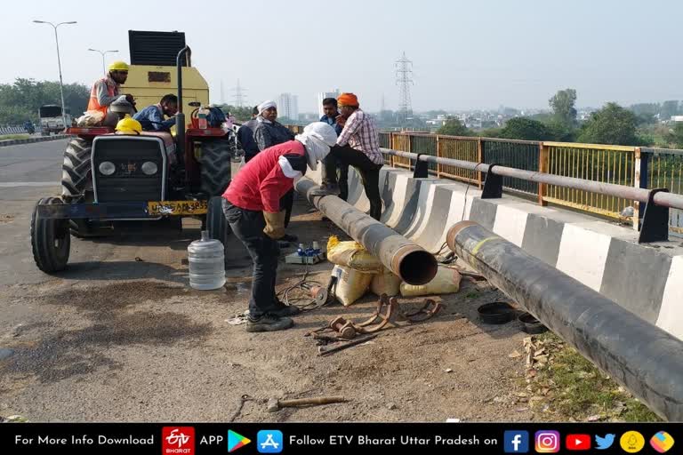 सीएनजी व पीएनजी पाइप लाइन का विस्तार कार्य