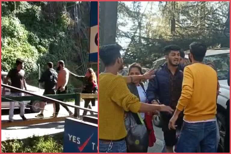 fight-between-hotel-staff-and-tourists-in-shimla