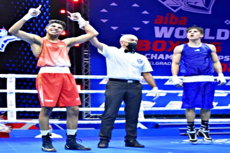 Boxing World Championship  AIBA World Boxing  भारतीय मुक्केबाज  Nishant Dev  Sanjeet  world boxing  मुक्केबाजी विश्व कप  निशांत और संजीत क्वॉर्टर फाइनल में  एआईबीए  पुरुष विश्व चैंपियनशिप