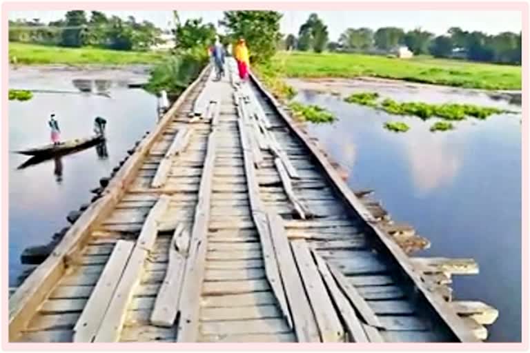 poor condition of bridge made a student seriously injured