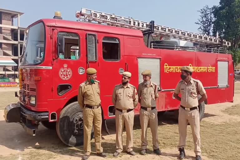 security arrangements in Nahan for Diwali