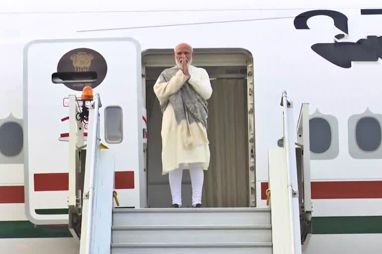 Modi return to India