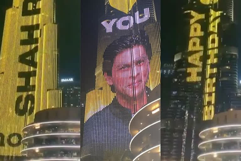 Burj Khalifa lights up on SRK birthday