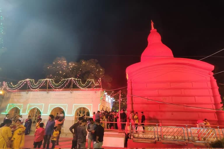 Diwali festival at Tripurasundari temple