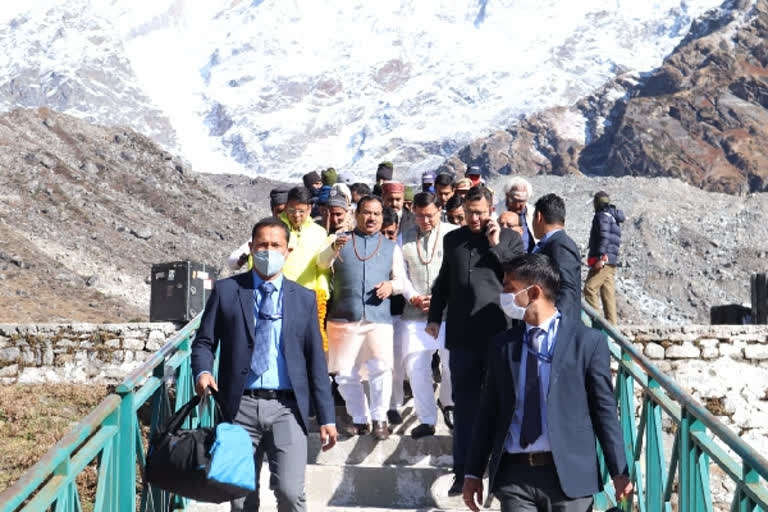 UK CM visit Kedarnath