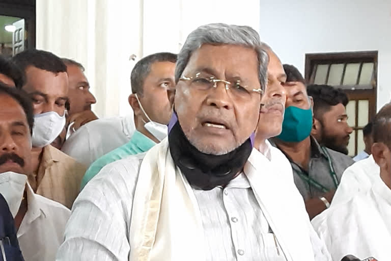 Opposition leader siddaramaiah on dalit's protest