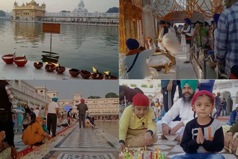 ਦਾਲ ਰੋਟੀ ਘਰ ਦੀ, ਦੀਵਾਲੀ ਅੰਮ੍ਰਿਤਸਰ ਦੀ, ਦੇਸ਼ ਵਿਦੇਸ਼ ਤੋਂ ਸੰਗਤ ਪਹੁੰਚੀ ਸੱਚਖੰਡ ਸ੍ਰੀ ਹਰਿਮੰਦਰ ਸਾਹਿਬ