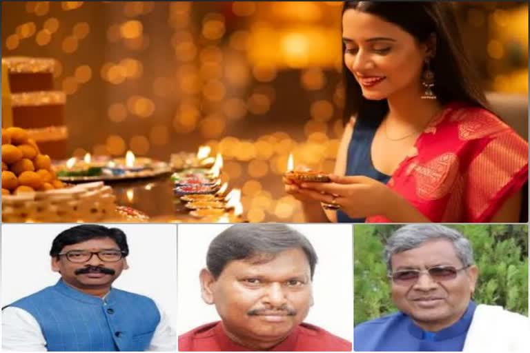 cm-hemant-soren-and-many-leader-wished-happy-diwali